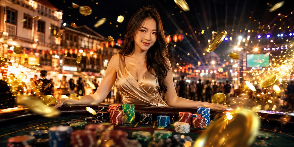 Meja Roulette kasino hiburan gaya Malaysia di Melaka
